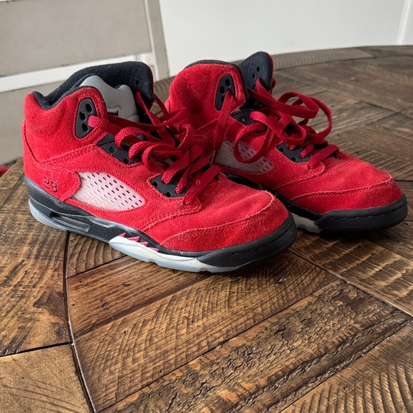 Air Jordan 5 retro ragging bull Red Sneakers - Picture 1 of 2